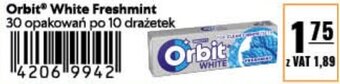 Eurocash Orbit White Freshmint oferta