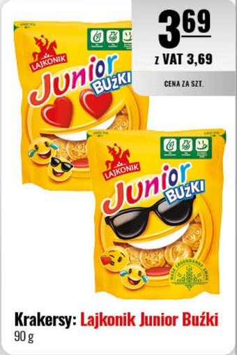 Eurocash Krakersy: Lajkonik Junior Buźki 90g oferta