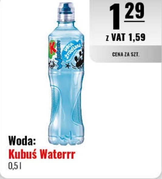Eurocash Woda: Kubuś Waterrr 0,5l oferta