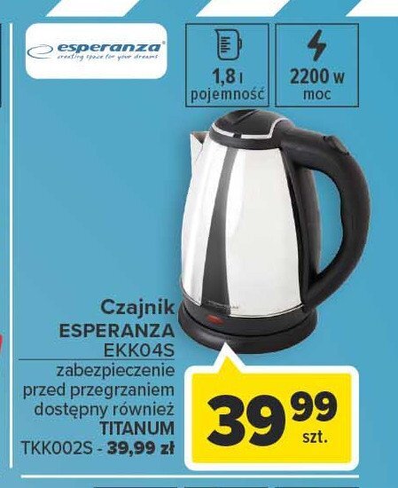 Carrefour Czajnik ekk004s oferta