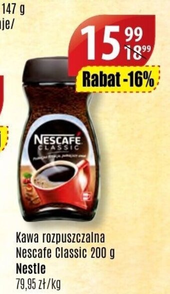API MARKET Kawa rozpuszczalna Nescafé Classic 200g oferta
