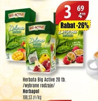 API MARKET Herbata Big Active 20tb. oferta
