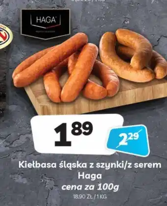 Delfin Kiełbasa śląska z szynki/z serem 100g oferta