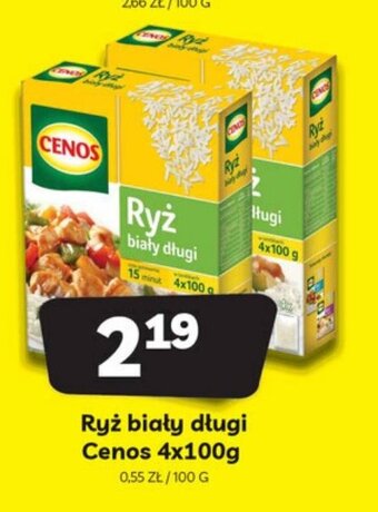 Delfin Ryż biały długi Cenos 4x100g oferta