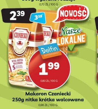 Delfin Makaron Czaniecki 250g oferta
