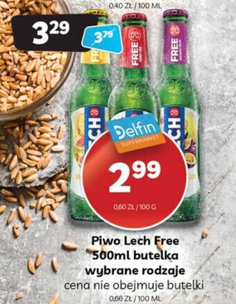 Delfin Piwo Lech Free 500ml oferta