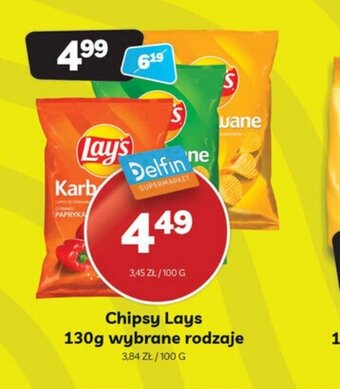 Delfin Chipsy Lay's 130g oferta