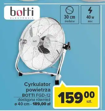 Carrefour Wentylator cyrkulacyjny dakota fgd-12 oferta