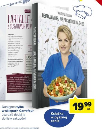 Carrefour Katarzyna bosacka - obiad za mniej niż pięć złotych na osobę oferta