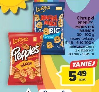 Carrefour Chrupki mr. big lorenz monster munch oferta