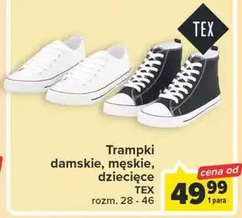 Carrefour Trampki damskie rozm. 28-46 tex oferta