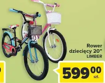 Carrefour Rower dziecięcy 20 limber oferta