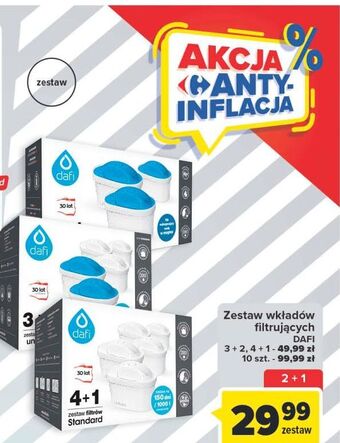 Carrefour Filtr unimax standard + filtr mg+ dafi oferta