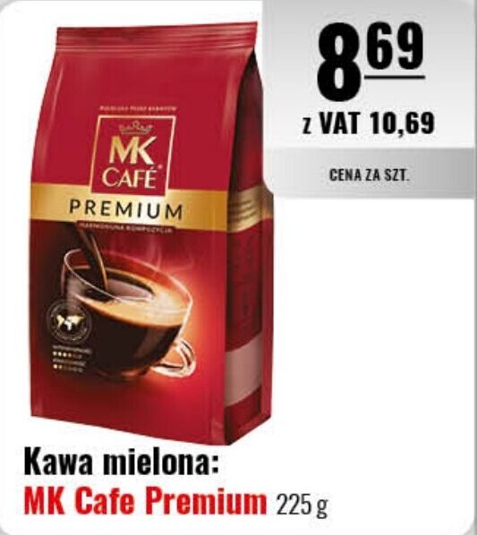 Eurocash MK Cafe Kawa mielona Premium 225 g oferta