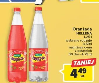 Carrefour Oranżada biała hellena oferta