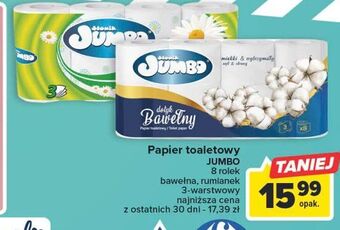Carrefour Papier toaletowy dotyk bawełny słonik jumbo oferta