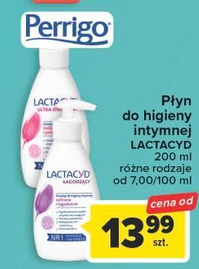 Carrefour Emulsja do higieny intymnej łagodząca lactacyd femina oferta