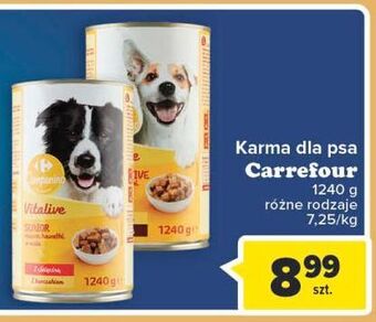 Carrefour Karma dla psa z cielęciną i kurczakiem carrefour companino oferta