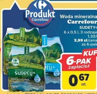 Carrefour Woda naturalna niegazowana carrefour sudety+ oferta