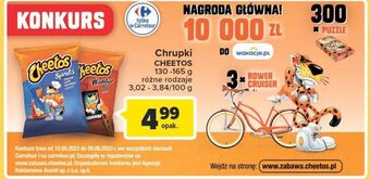 Carrefour Chrupki spirals ser z ketchupem cheetos oferta