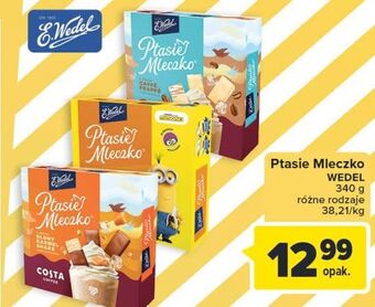 Carrefour Czekoladki caffe frappe e. wedel ptasie mleczko oferta
