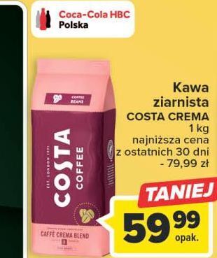 Carrefour Kawa costa coffee crema blend oferta