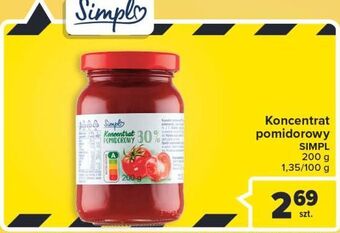 Carrefour Koncentrat pomidorowy 30% simpl oferta