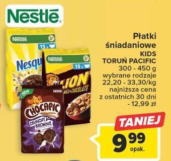 Carrefour Płatki śniadaniowe caramel & chocolate lion wildcrush oferta