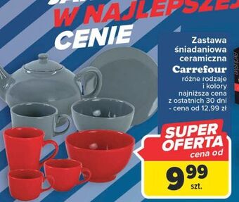 Carrefour Kubek ceramiczny szary carrefour oferta