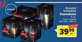 Carrefour Kieliszki do wina 400 ml carrefour oferta