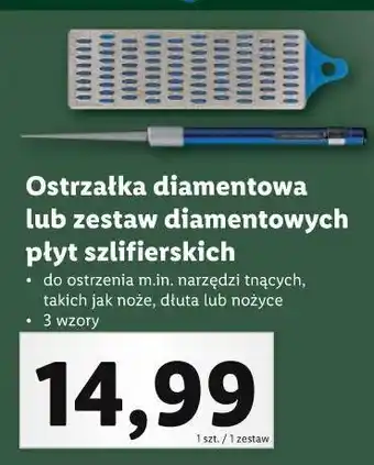 Lidl Ostrzałka diamentowa parkside oferta