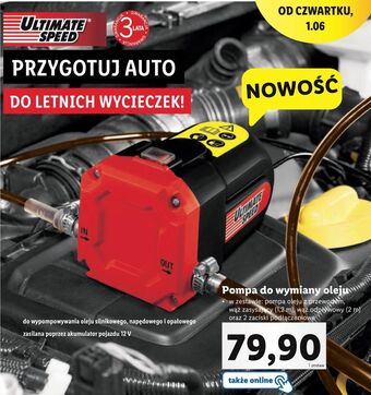 Lidl Pompa do zasysania oleju ultimate speed oferta