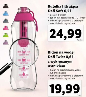 Lidl Butelka soft 500 ml dafi oferta
