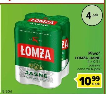 Carrefour Express Piwo łomża jasne (dawniej export) oferta