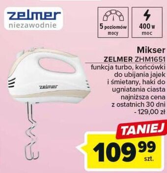 Carrefour Mikser zhm 1651 zelmer oferta