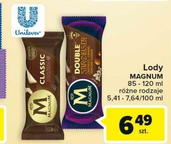 Carrefour Lód white chocolate mango coconut algida magnum double starchaser oferta