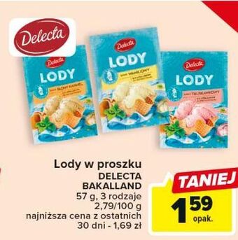 Carrefour Lody truskawkowe delecta oferta