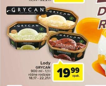 Carrefour Lody czekoladowe grycan oferta