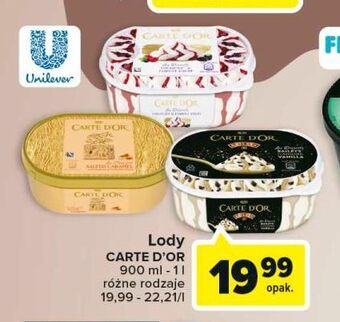 Carrefour Lody yoghurt & forest fruit algida carte d'or les desserts oferta