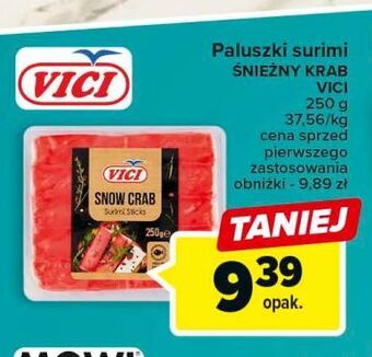 Carrefour Paluszki krabowe surimi vici oferta