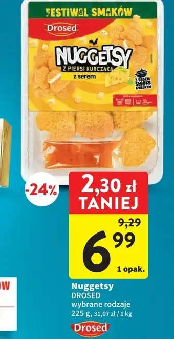 Intermarche Nuggetsy z piersi kurczaka serem drosed oferta