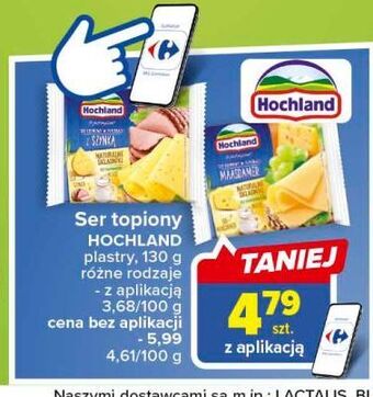 Carrefour Ser topiony z szynką hochland oferta