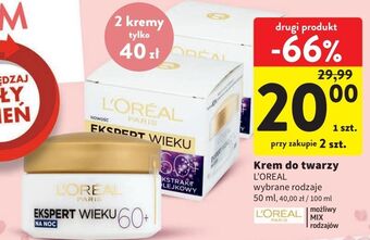 Intermarche Krem na noc l'oreal ekspert wieku 60+ oferta