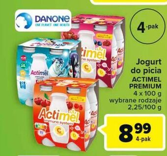 Carrefour Jogurt wieloowocowy danone actimel oferta