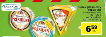 Carrefour Ser camembert naturalny president oferta