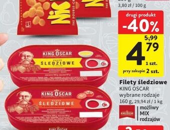 Intermarche Filety sledziowe w oleju king oscar oferta