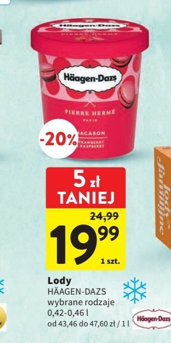 Intermarche Lody pierre herme haagen-dazs oferta