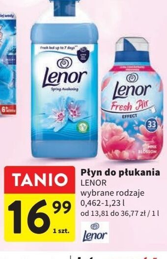 Intermarche Płyn do płukania pink blossom lenor fresh air effect oferta