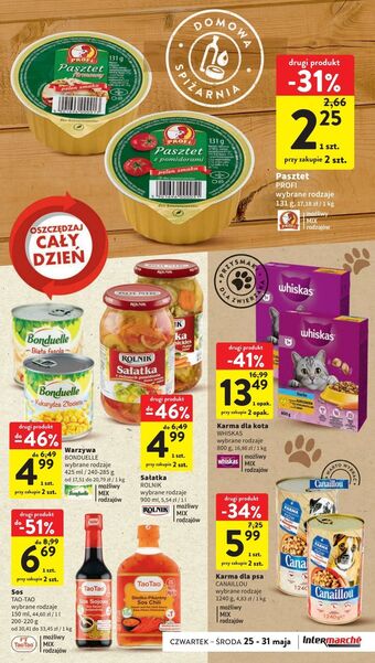 Intermarche Pasztet z drobiem i pomidorami profi wielkopolski oferta