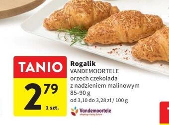 Intermarche Rogalik z nadzieniem malinowym vandemoortele oferta